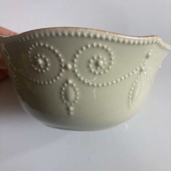 4 Piece Lenox French Perle Dinner Set in Pistachio - Picture 6 of 8